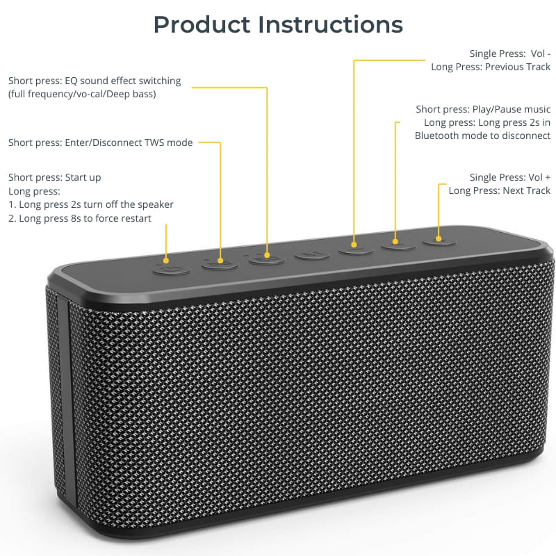 Vision Beam™ Bluetooth Speaker Ultra